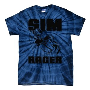 Sim Racer Gaming Simulation Race Car Sim Racing Tie-Dye T-Shirt