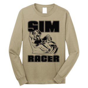 Sim Racer Gaming Simulation Race Car Sim Racing Long Sleeve Shirt