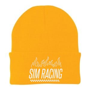 Sim Racer Gaming Race Car Simulation Sim Racing Knit Cap Winter Beanie