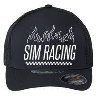 Sim Racer Gaming Race Car Simulation Sim Racing Flexfit Unipanel Trucker Cap