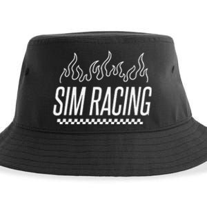 Sim Racer Gaming Race Car Simulation Sim Racing Sustainable Bucket Hat