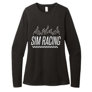 Sim Racer Gaming Race Car Simulation Sim Racing Womens CVC Long Sleeve Shirt