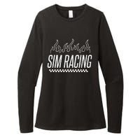 Sim Racer Gaming Race Car Simulation Sim Racing Womens CVC Long Sleeve Shirt