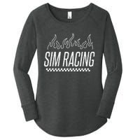 Sim Racer Gaming Race Car Simulation Sim Racing Women's Perfect Tri Tunic Long Sleeve Shirt