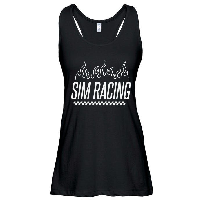 Sim Racer Gaming Race Car Simulation Sim Racing Ladies Essential Flowy Tank