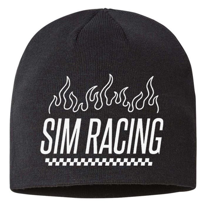 Sim Racer Gaming Race Car Simulation Sim Racing Sustainable Beanie