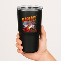 Sammy Red Guitar Rock Front Back Both Worlds Vh Concert Tumbler