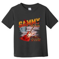 Sammy Red Guitar Rock Front Back Both Worlds Vh Concert Toddler T-Shirt