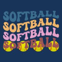 Softball Retro Groovy Sport Lover Infant Baby Jersey Bodysuit