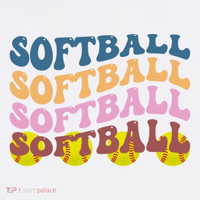 Softball Retro Groovy Sport Lover Tall T-Shirt