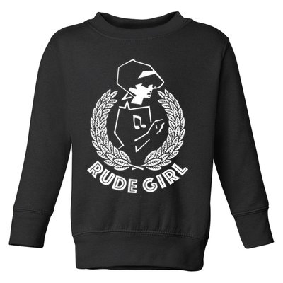 Ska Rude Girl Ska Music Ska Reggae Music Toddler Sweatshirt