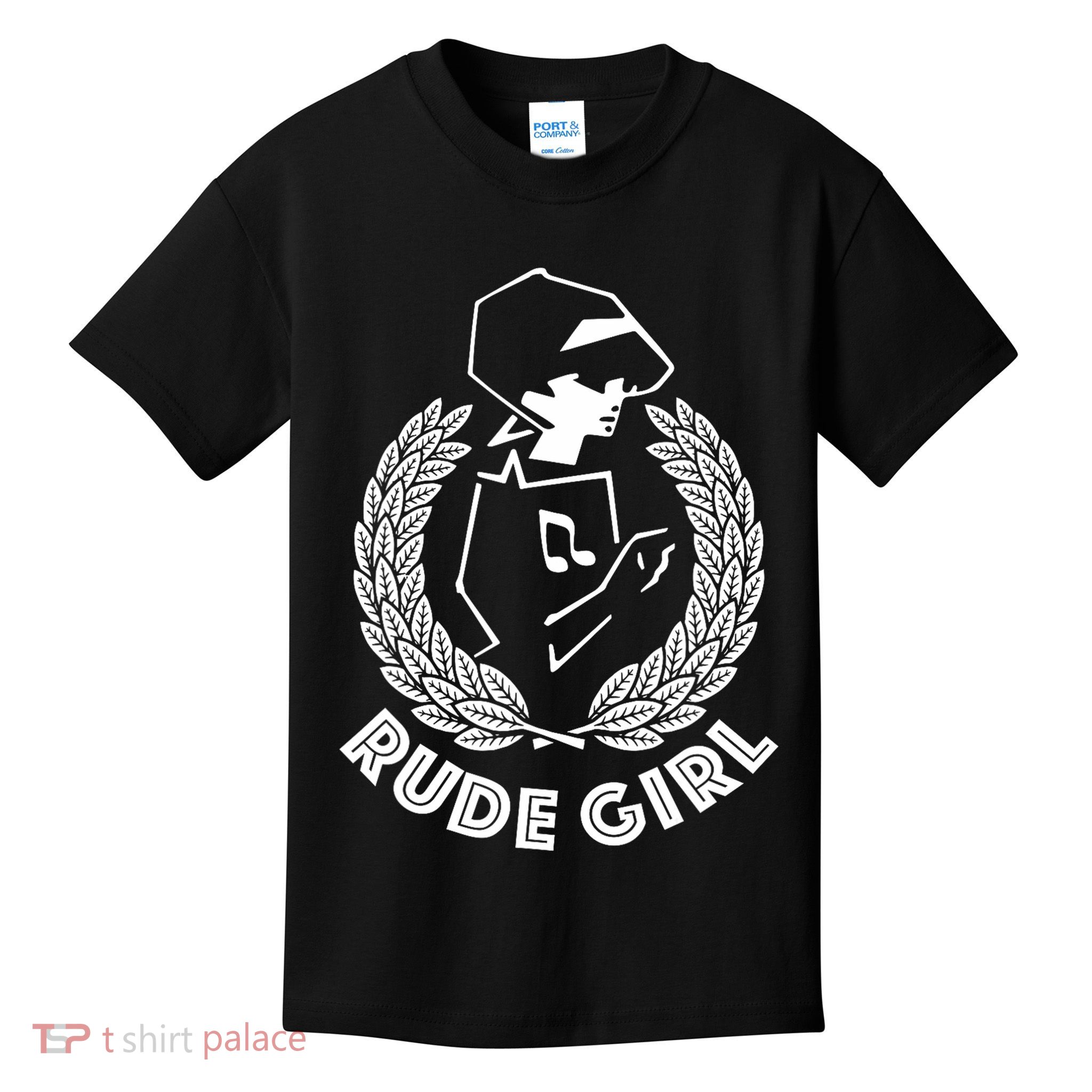 Ska Rude Girl Ska Music Ska Reggae Music Kids T-Shirt