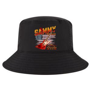 Sammy Red Guitar Rock Both Worlds Vh Concert Cool Comfort Performance Bucket Hat