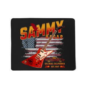 Sammy Red Guitar Rock Both Worlds Vh Concert Mousepad