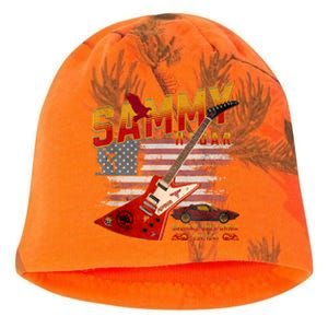 Sammy Red Guitar Rock Both Worlds Vh Concert Kati - Camo Knit Beanie