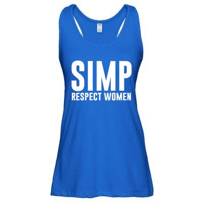 Simp Respect Gift For People Who Are Proud Simp Gift Ladies Essential Flowy Tank