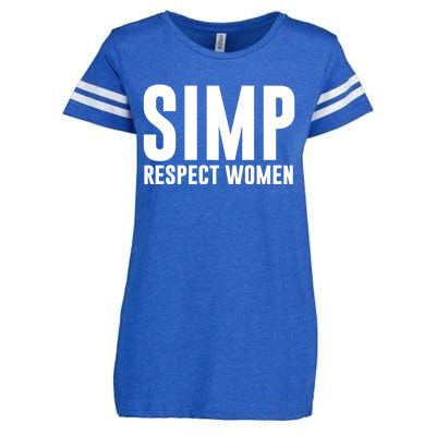 Simp Respect Gift For People Who Are Proud Simp Gift Enza Ladies Jersey Football T-Shirt