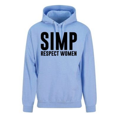 Simp Respect Gift For People Who Are Proud Simp Gift Unisex Surf Hoodie