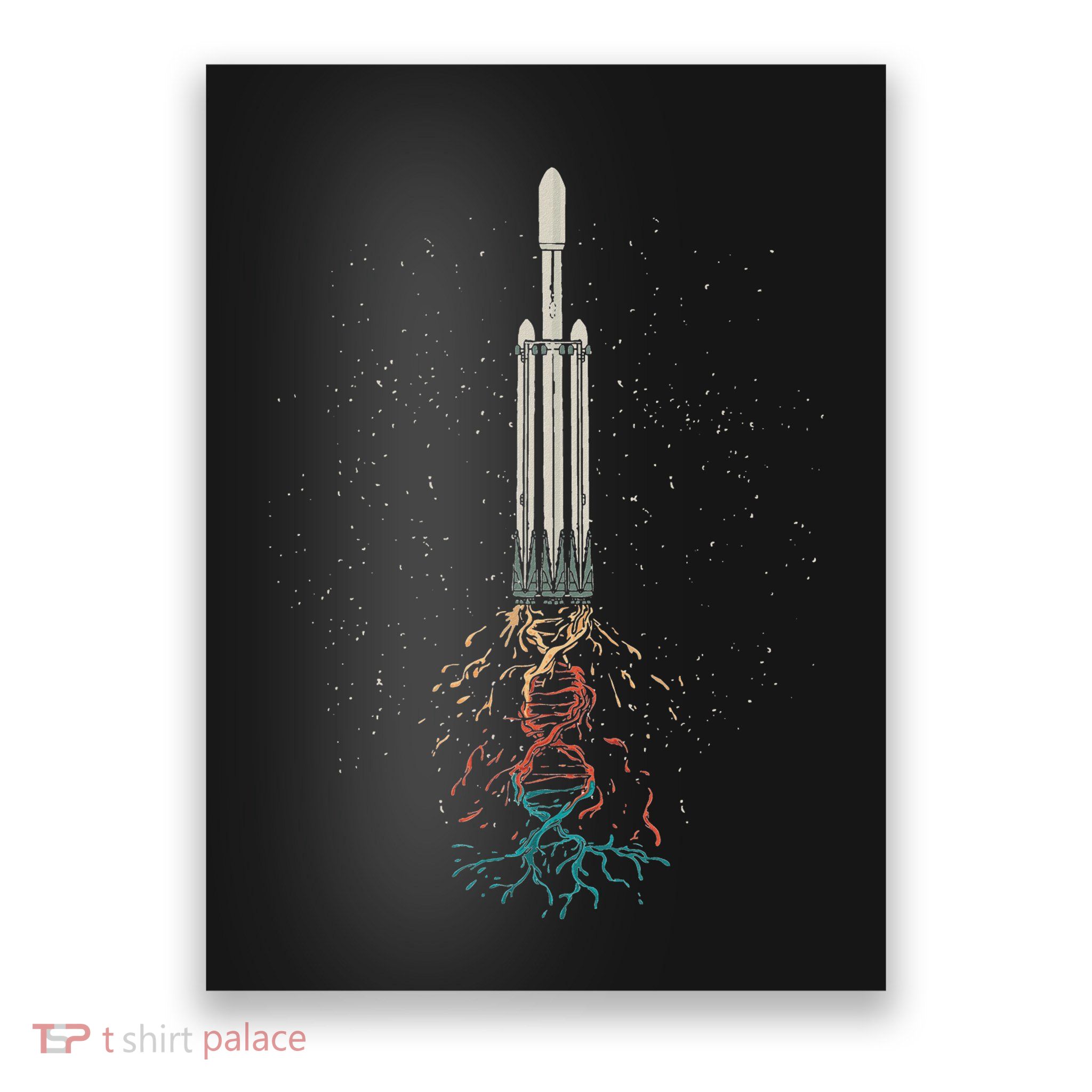 Space Rocket Genetics Poster