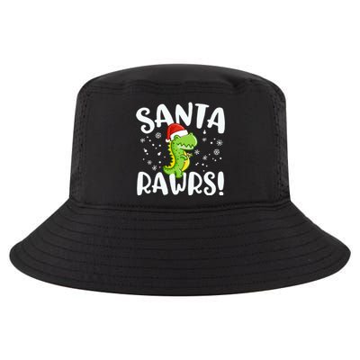 Santa Rawrs Green Dinosaur Cute Reptile Christmas Gift Great Gift Cool Comfort Performance Bucket Hat