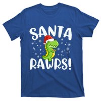 Santa Rawrs Green Dinosaur Cute Reptile Christmas Gift Great Gift T-Shirt