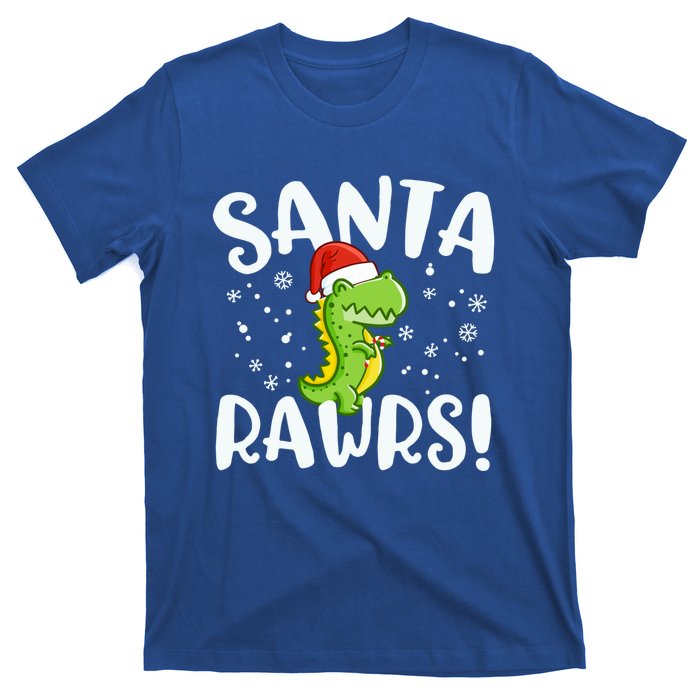 Santa Rawrs Green Dinosaur Cute Reptile Christmas Gift Great Gift T-Shirt