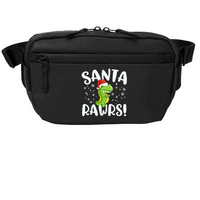 Santa Rawrs Green Dinosaur Cute Reptile Christmas Gift Great Gift Crossbody Pack