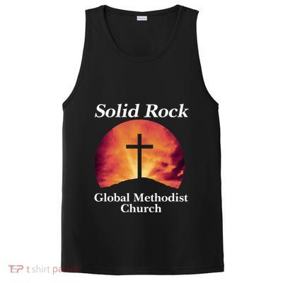 Solid Rock Global Methodist Church Faith PosiCharge Competitor Tank