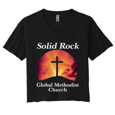 Solid Rock Global Methodist Church Faith Crop Top