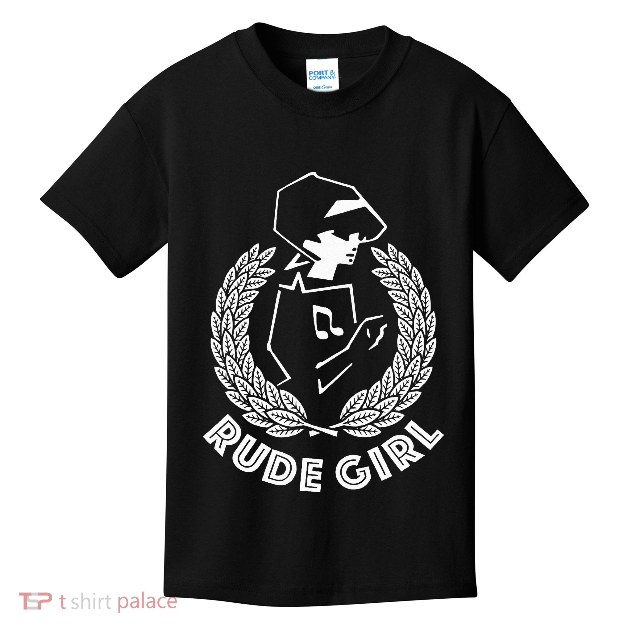 Ska Rude Girl Ska Music Ska Reggae Music Kids T-Shirt