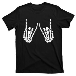 Spooky Rock Hand Gestures for Halloween T-Shirt