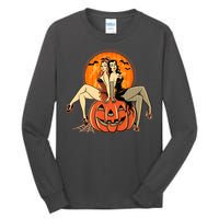 Sexy Retro Halloween Pinup Girls Tall Long Sleeve T-Shirt