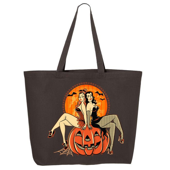 Sexy Retro Halloween Pinup Girls 25L Jumbo Tote