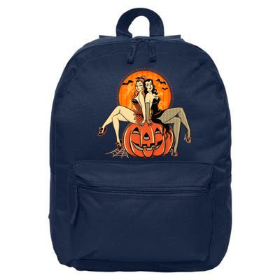 Sexy Retro Halloween Pinup Girls 16 in Basic Backpack