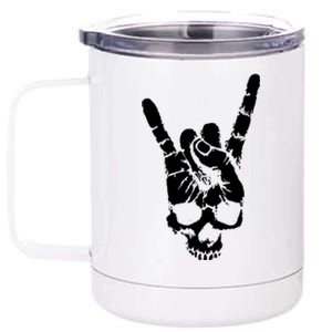 Style Rocking Heavy Metals Skull 12 oz Stainless Steel Tumbler Cup