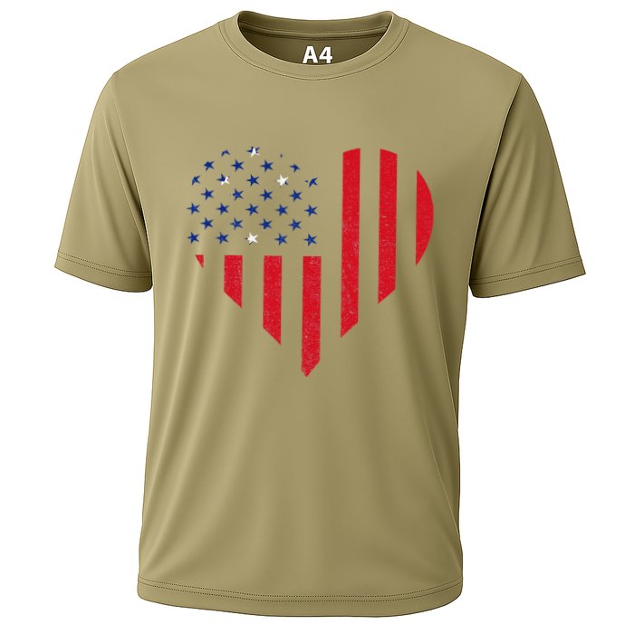 Samoan Roots Heart Usa Samoan Flag Samoa Samoan Pride Cooling Performance Crew T-Shirt