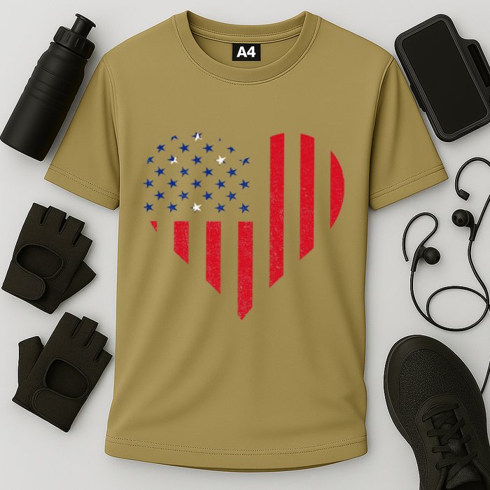 Samoan Roots Heart Usa Samoan Flag Samoa Samoan Pride Cooling Performance Crew T-Shirt