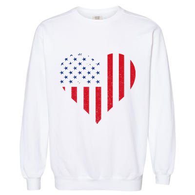 Samoan Roots Heart Usa Samoan Flag Samoa Samoan Pride Garment-Dyed Sweatshirt