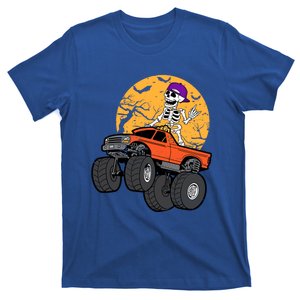 Skeleton Rock Hand Monster Truck Halloween Gift T-Shirt