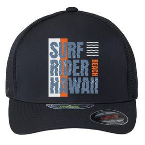 Surf Rider Hawaii Beach Flexfit Unipanel Trucker Cap