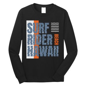 Surf Rider Hawaii Beach Long Sleeve Shirt