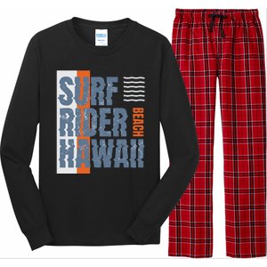 Surf Rider Hawaii Beach Long Sleeve Pajama Set