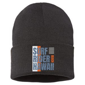 Surf Rider Hawaii Beach Sustainable Knit Beanie