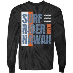 Surf Rider Hawaii Beach Tie-Dye Long Sleeve Shirt