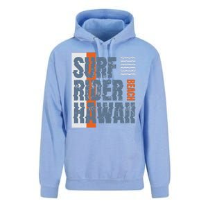 Surf Rider Hawaii Beach Unisex Surf Hoodie