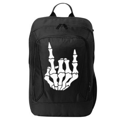 Skeleton Rock Hand Pocket Lazy Halloween Costume Cool Bones City Backpack