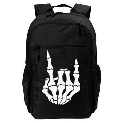 Skeleton Rock Hand Pocket Lazy Halloween Costume Cool Bones Daily Commute Backpack