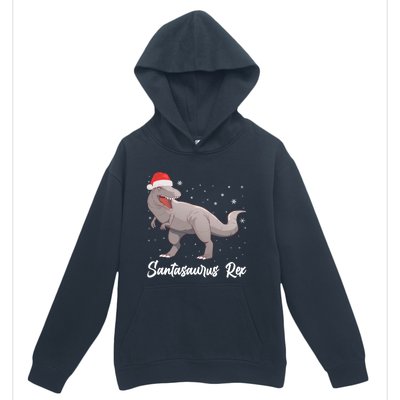 Santasaurus Rex Holiday Funny Gift Dino Lover Christmas Dinosaur Gift Urban Pullover Hoodie