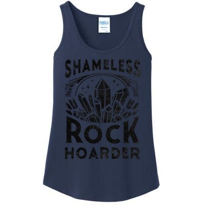 Shameless Rock Hoarder Rocks Collector Geology Mineral Ladies Essential Tank