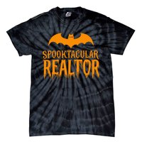 Spooktacular Realtor Halloween Costume Real Estate Tie-Dye T-Shirt